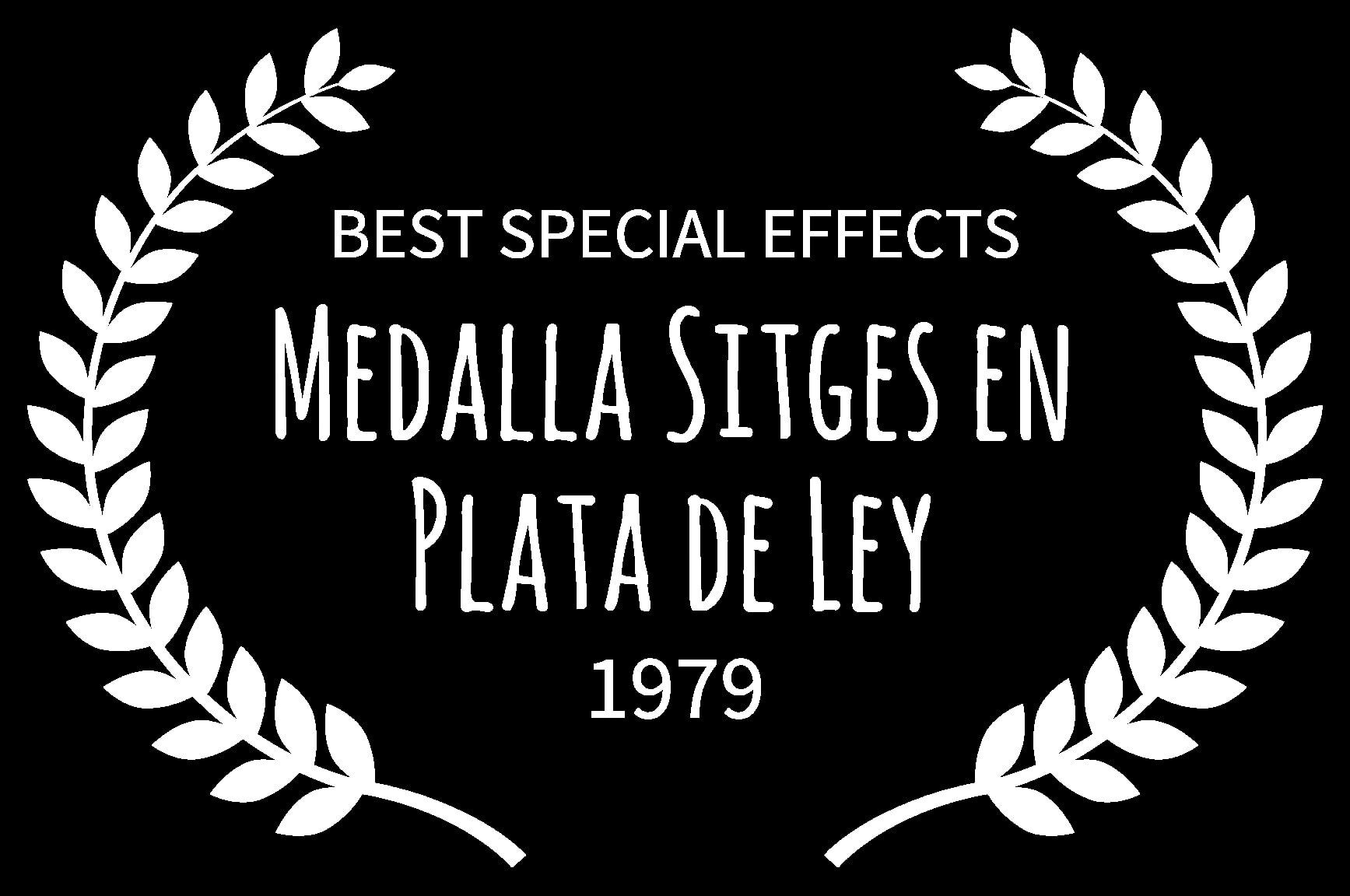 BEST SPECIAL EFFECTS - Medalla Sitges en Plata de Ley - 1979 - THIRST