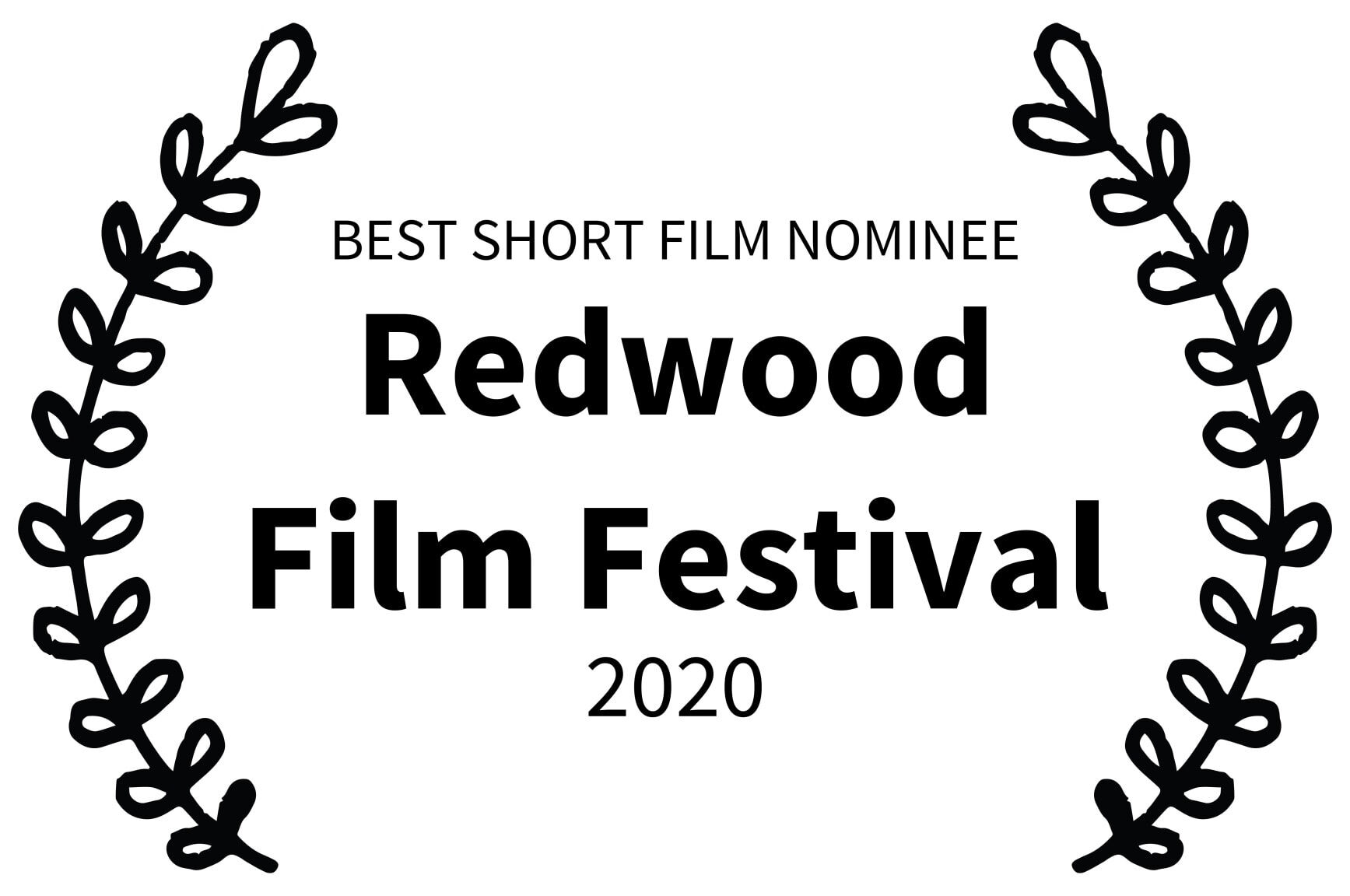 BEST SHORT FILM NOMINEE - Redwood Film Festival - 2020