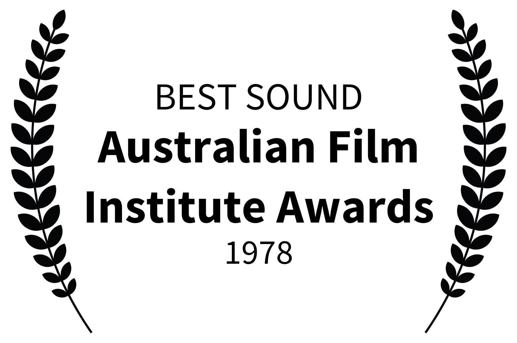 BEST SOUND - Australian Film Institute Awards - 1978
