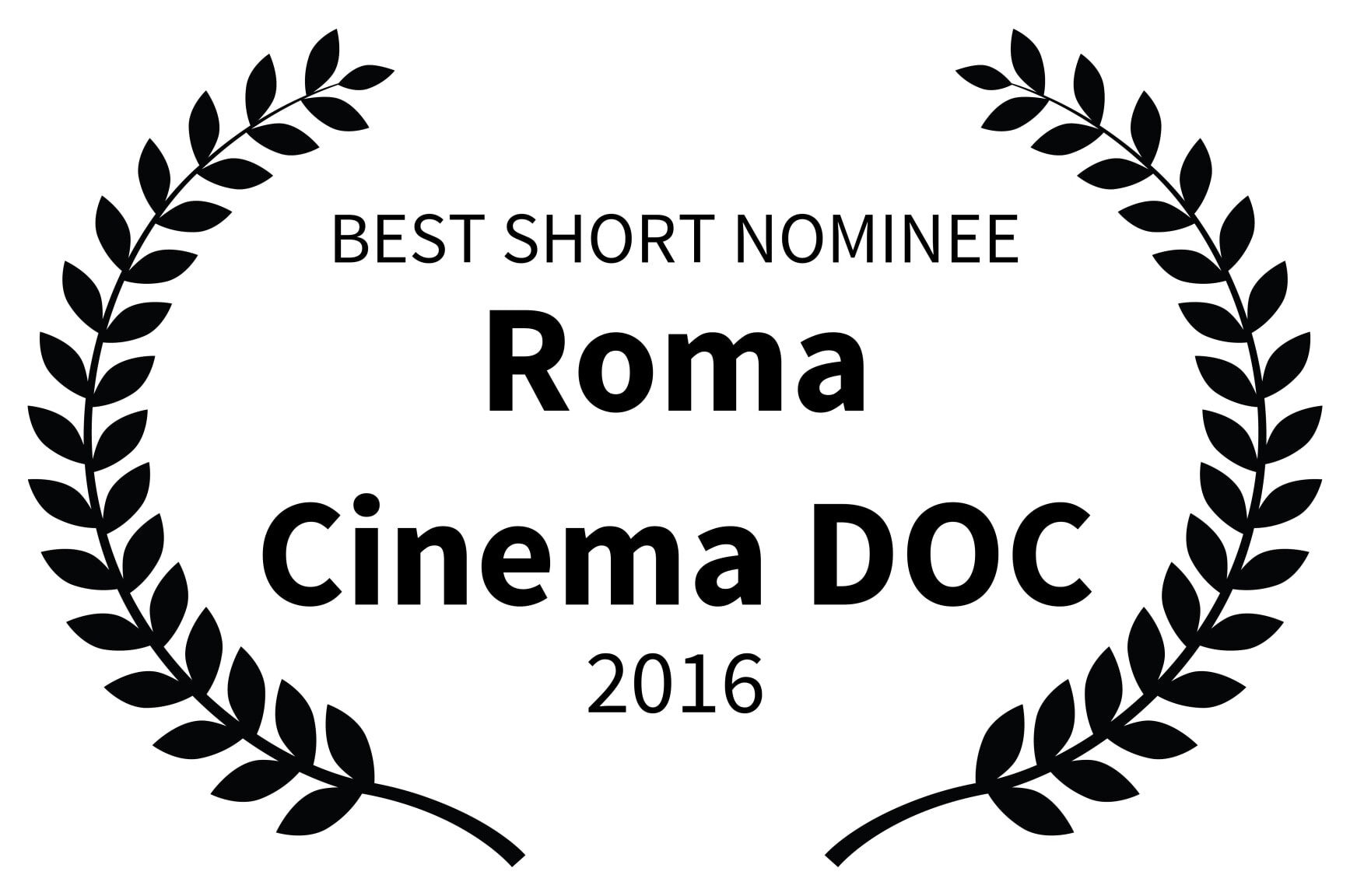 TBEST SHORT NOMINEE - Roma Cinema DOC - 2016