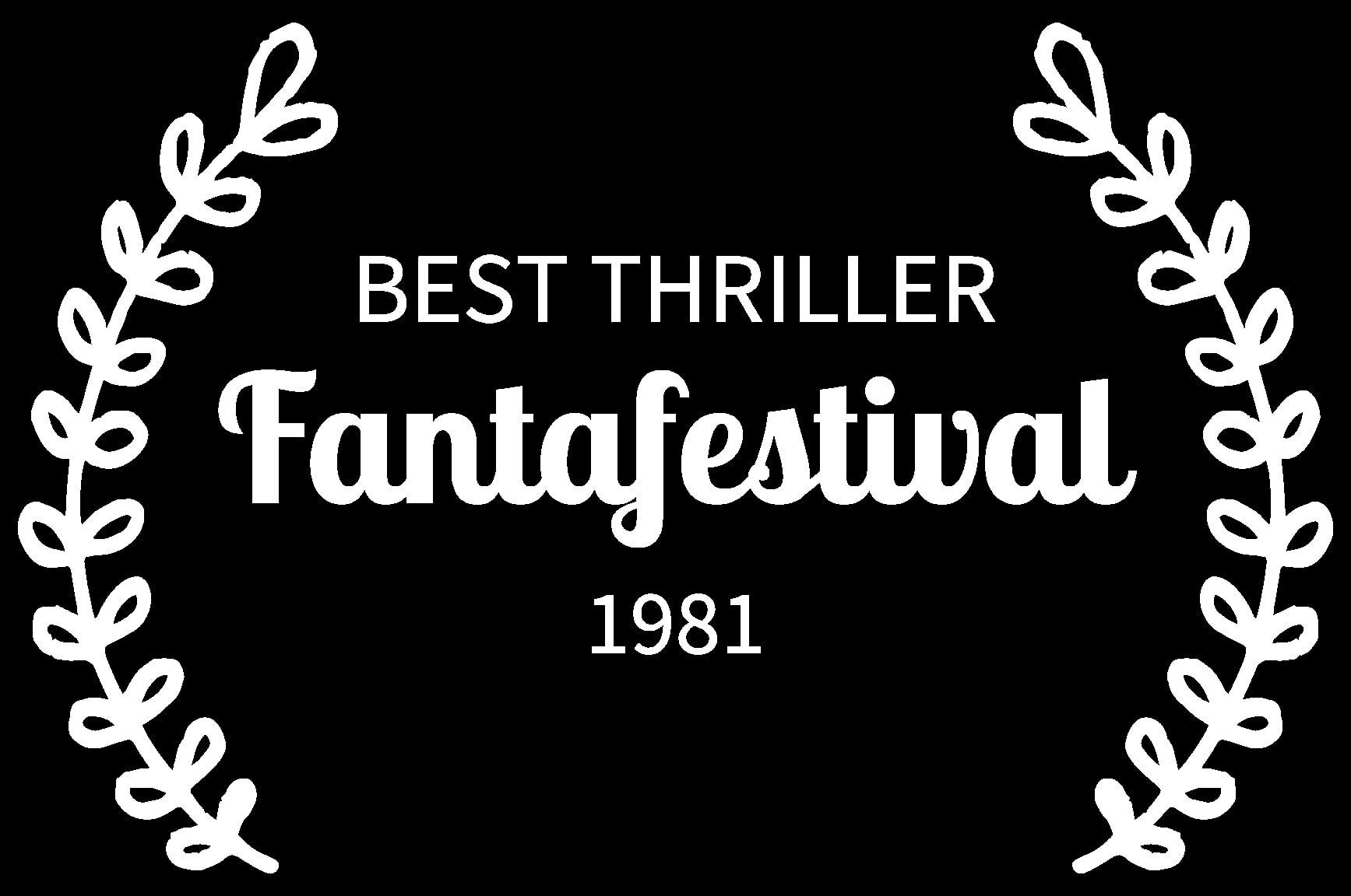 BEST THRILLER - Fantafestival - 1981 - LADY STAY DEAD